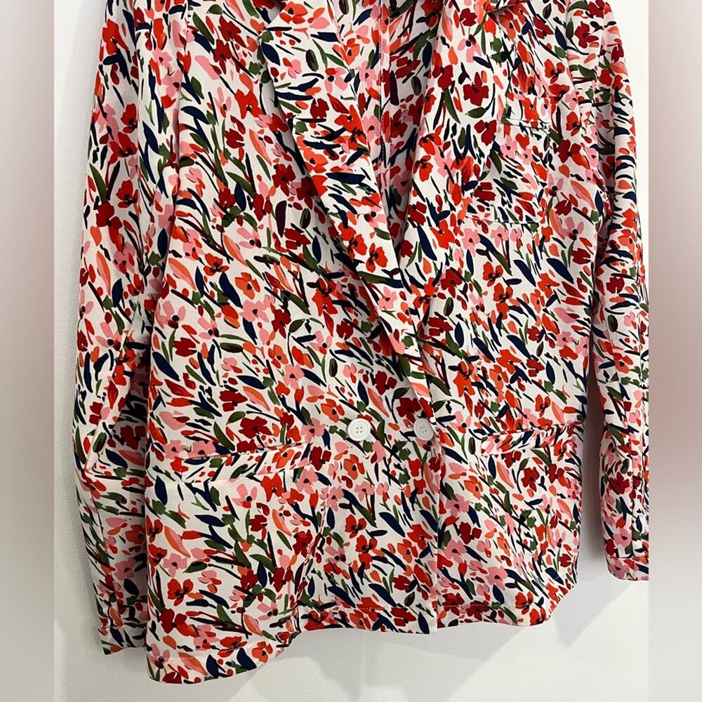 Molly Bracken Floral Double Breasted Blazer Size Small - Picture 4 of 7